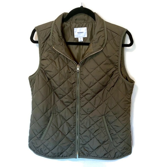 Lightweight Dark Green Quilted Vest - Picture 2 of 4